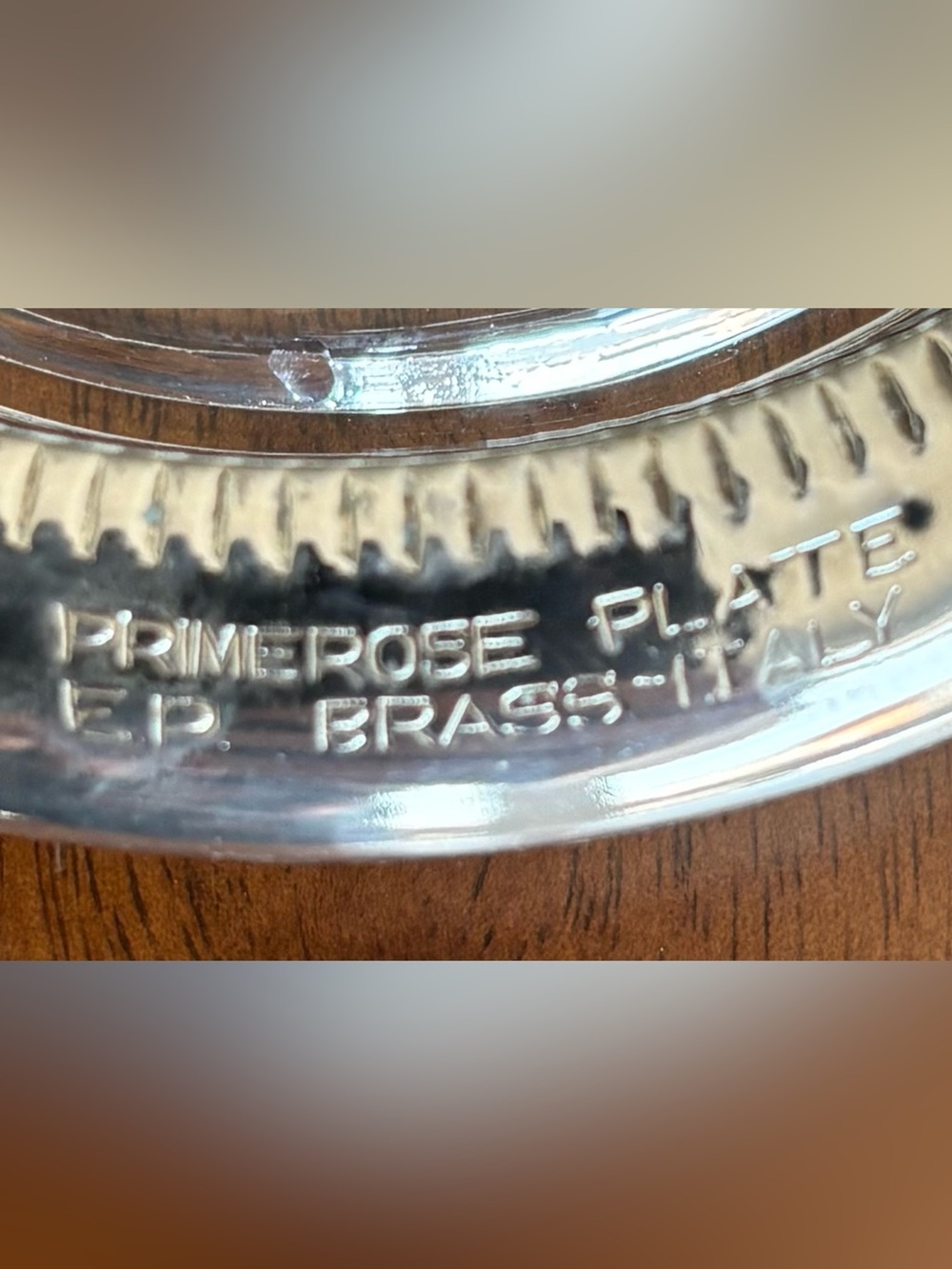 Primerose Plate Silver-Plated Glass Coasters - set of 4 - Picture 4 of 5